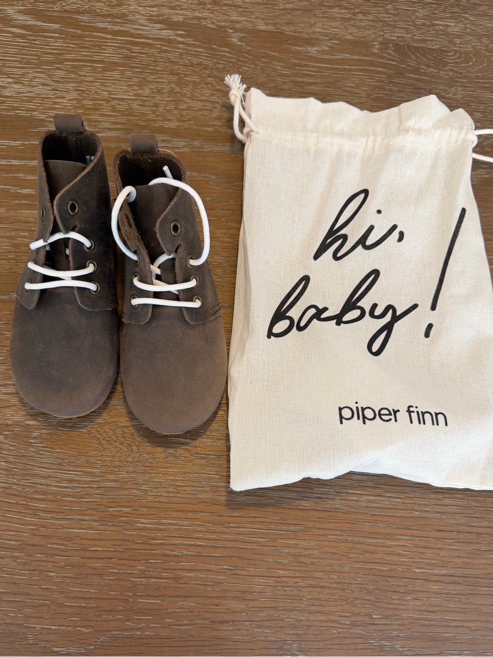 Piper Finn Grey - HIGH TOP OXFORDS - HARD SOLE